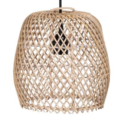 Abat jour de suspension KECIL HIVE / Ø24 H26,5 cm / Rotin Naturel