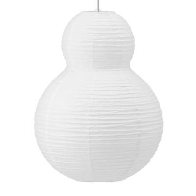 Suspension PUFF BUBBLE / Hauteur 50 cm / Papier de riz / Blanc / Normann Copenhagen