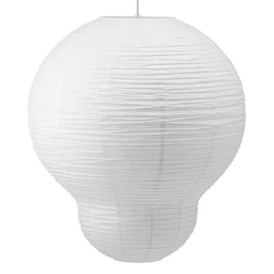 Suspension PUFF BULB / Hauteur 75 cm / Papier de riz / Blanc / Normann Copenhagen