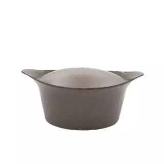 Cocotte L'INCROYABLE en fonte - 4,5L / Taupe / Cookut