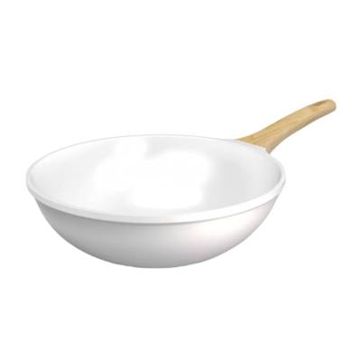 Wok L'INCROYABLE / ø 28 cm / Blanc polaire / Cookut