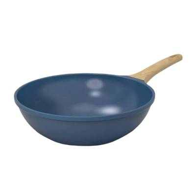 Wok L'INCROYABLE / ø 28 cm / Bleu myrtille / Cookut