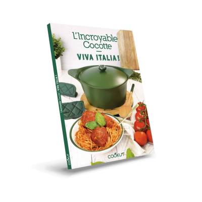 Livre de recettes italienne L'INCROYABLE COCOTTE / 45 recettes / Cookut