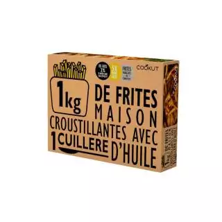 Coffret 1 kg de frites avec 1 cuillere huile