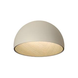 Plafonnier carré STRUCTURAL LED en métal gris / Vibia