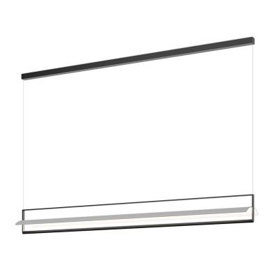 Suspension KONTUR ouverte / L. 162 cm / Métal / Blanc / Vibia