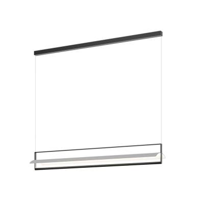 Suspension KONTUR ouverte / L. 122 cm / Métal / Blanc / Vibia