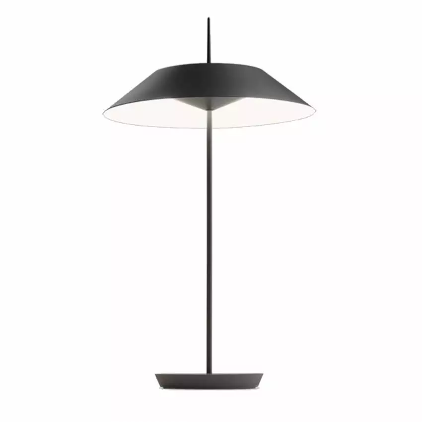 Lampe à poser MAYFAIR / H. 52 cm / Métal / Noir Graphite / Vibia