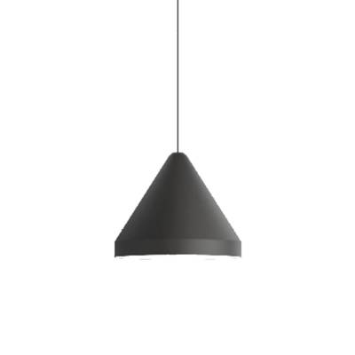 Suspension design NORTH / Ø 16 x H. 14 cm / Acier / Noir / Vibia