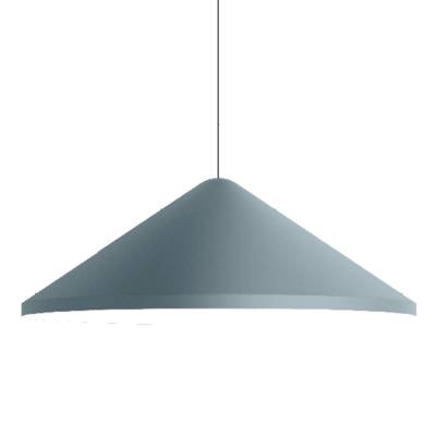 Suspension conique NORTH / Ø 60 x H. 21 cm / Acier / Bleu / Vibia