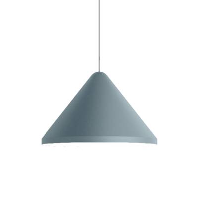 Suspension conique NORTH / Ø 40 x H. 25 cm / Acier / Bleu / Vibia