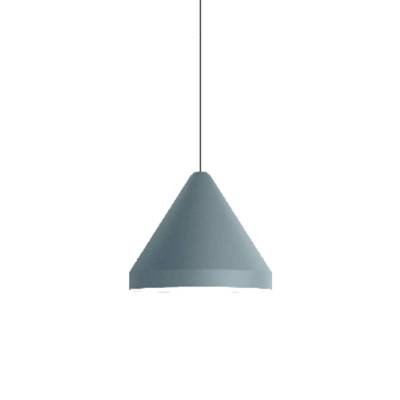 Suspension design NORTH / Ø 16 x H. 14 cm / Acier / Bleu / Vibia