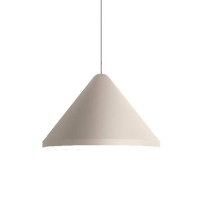 Suspension conique NORTH / Ø 40 x H. 25 cm / Acier / Beige / Vibia