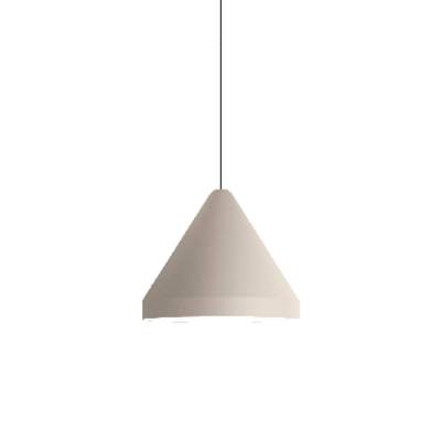 Suspension design NORTH / Ø 16 x H. 14 cm / Acier / Beige / Vibia