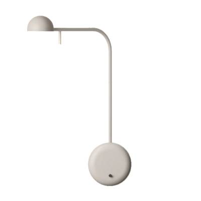 Applique murale avec interrupteur PIN / H. 39 cm / Métal / Beige / Vibia