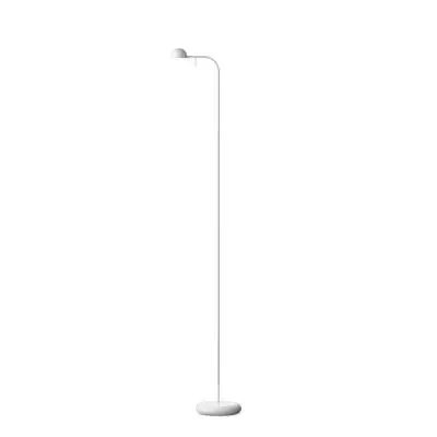 Lampadaire en métal PIN / H. 125 cm / Blanc / Vibia