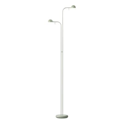 Lampadaire à deux lampes en métal PIN / H. 143 cm / Vert / Vibia