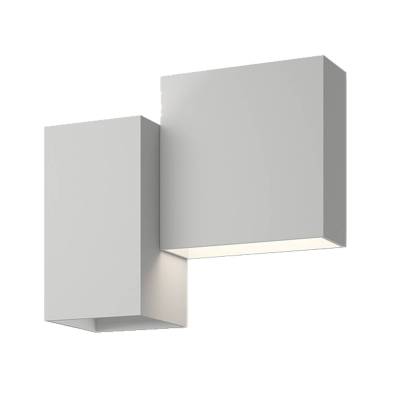 Applique murale double STRUCTURAL / Rectangle et Carré / Métal / Gris / Vibia