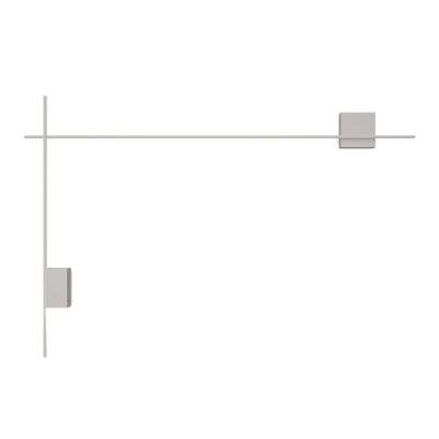 Applique murale STRUCTURAL / L. 180 x H. 120 cm / Métal / Gris / Vibia