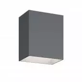 Plafonnier carré STRUCTURAL LED en métal gris / Vibia