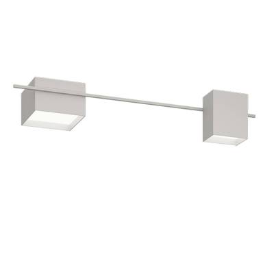 Plafonnier STRUCTURAL / L. 120 cm / Métal / Gris / Vibia