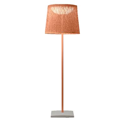 Lampadaire pour jardin WIND / H. 191 cm / Fibre de verre / Rouge Ocre / Vibia