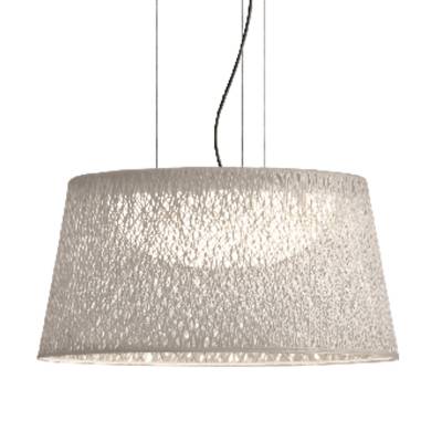 Suspension extérieure WIND / Ø 60 x H. 30 cm / Fibre de verre / Beige / Vibia