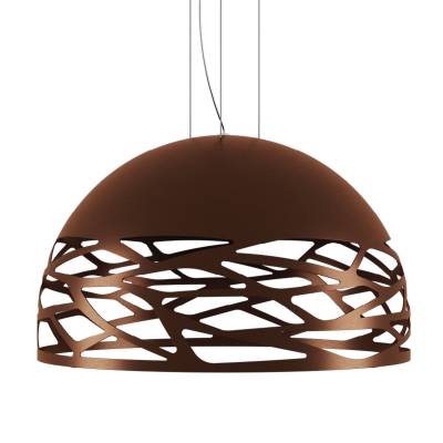 Suspension KELLY demi-sphère Medium / Bronze / Lodes – Studio Italia