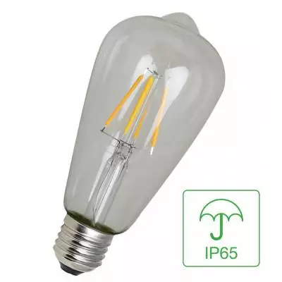 Ampoule IP65 extérieur Culot E27 / 4 W / transparent