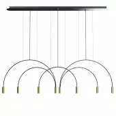 Suspension VOLTA 8 LED / Gold / Estiluz