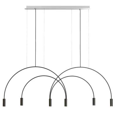 Suspension VOLTA / H. 242 cm / Noir