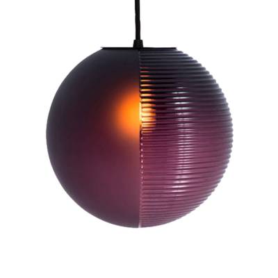 Suspension STELLAR SMALL en verre / Aubergine / Pulpo