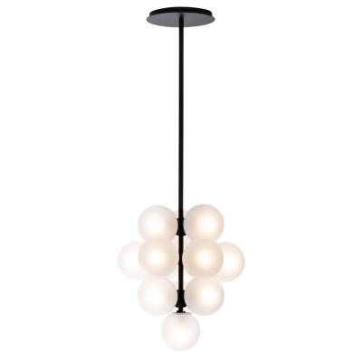 Suspension STELLAR GRAPE BIG en verre opaque / Blanc / Pulpo