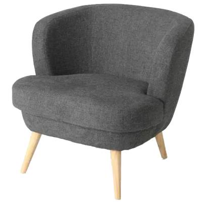 Fauteuil DAGMARD / Gris foncé