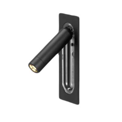 Applique LEDTUBE MINI / H. 11,3 cm / Noir mat