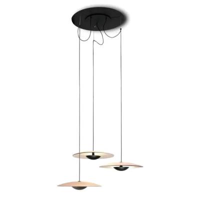 Suspension trio GINGER LED / Chêne Naturel / Marset