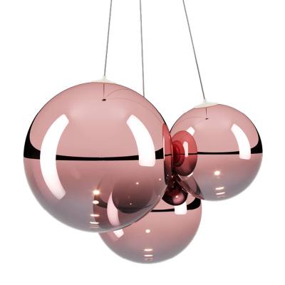 Suspension LED RANDOM / Rose doré / Lodes – Studio Italia