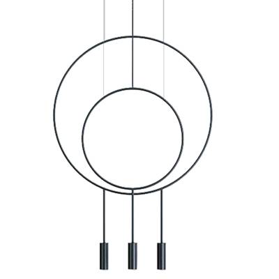 Lustre suspension REVOLTA - 3 LED / Noir / Estiluz