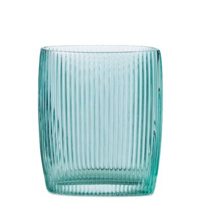 Vase TIDE / H. 12 x L. 11 cm / Verre / Bleu / Normann Copenhagen