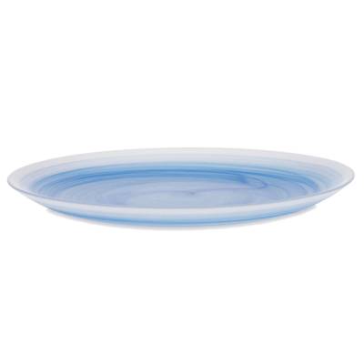 Assiette plate COSMIC PLATE / Ø 27 cm / Verre soufflé / Bleu / Normann Copenhagen