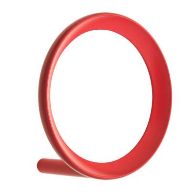 Patère ronde LOOP HOOK LARGE / Ø 9,4 cm / Métal / Rouge / Normann Copenhagen