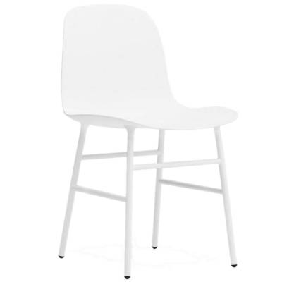 Chaise FORM / Blanc / Piétement acier / Normann Copenhagen