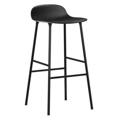 Tabouret FORM / Noir / 2 dimensions / Piétement métal / Normann Copenhagen