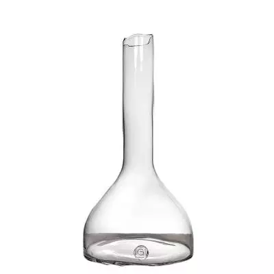 Vase CRISTINA SMALL / Ø 28 x H. 55 cm / Verre / Transparent / Gommaire