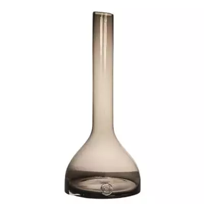 Vase CRISTINA SMALL / Ø 28 x H. 55 cm / Verre / Terre Topaze / Gommaire