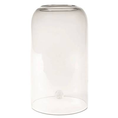 Cloche à bougie HURRICANE ELJIOT / Ø 29 x H. 49 cm / Verre / Transparent / Gommaire