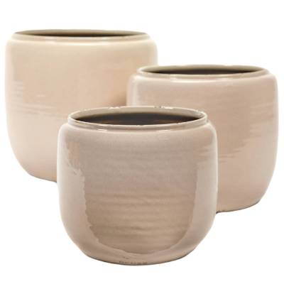 Cache-pot de fleurs GLAZED SHADES COSTA / 4 dimensions / Rose Pâle / Serax