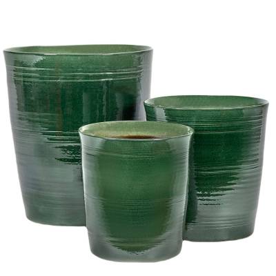 Cache Pot De Plante URBAN JUNGLE LINES / 4 Dimension / Terre Cuite / Vert / Serax