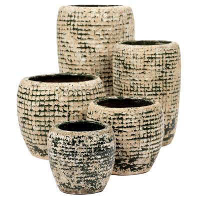 Cache Pot RUSTIC REPTILE / 2 Dimension / Gres / Vert / Serax