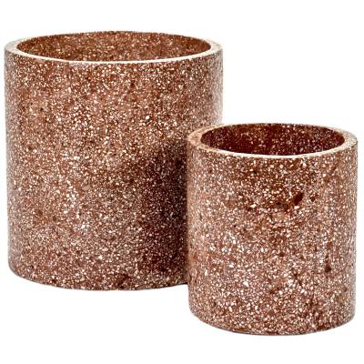 Cache Pot De Plante TERRAZZO / Ø 18 Ou 25 cm / Brun / Serax